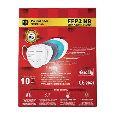 Mascherina ffp2 s/valvola bianca