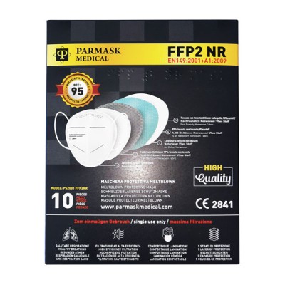 Mascherina ffp2 s/valvola nera