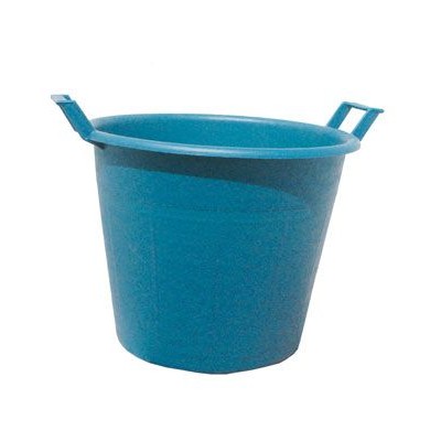 Mastello lt.40 verde/blu coprente