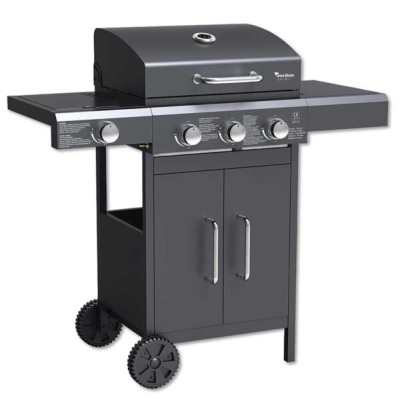 Barbecue a gas 3 fuochi + fornello JORDAN