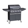 Barbecue a gas 4 fuochi + fornello, doppia griglia,cm.136 x 53 x 105,5