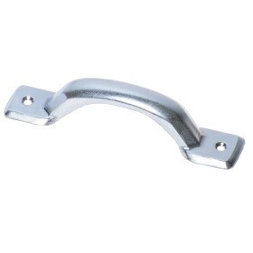 Maniglia imbuttita mm.100 acc.zinc