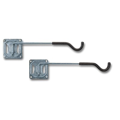 Supporto piegh.portabic parete a/z