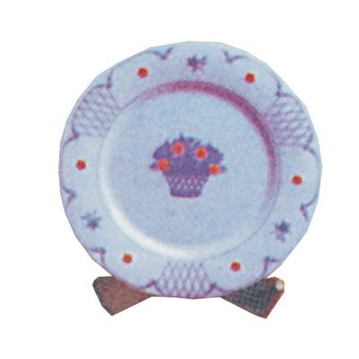 Portapiatti plast.160-210 trasp.bl.