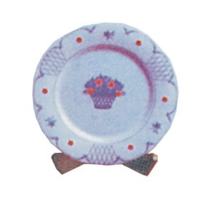 Portapiatti plast 220-270 trasp.bl.