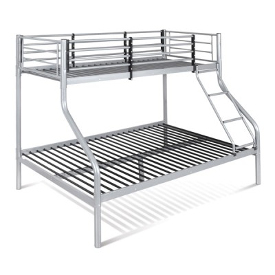 Letto a castello aladdin struttura robusta in acciaio cm.90x190/140h