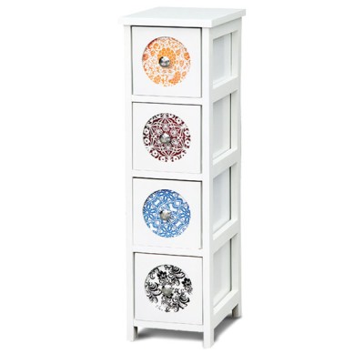 Cassettiera 4 cassetti 20,5x28x71h articolo 8059