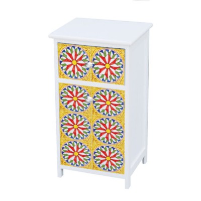 Mobile 1 cassetto + 1 anta 35x30x71h decoro Sicilia