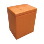 Bis laundry 2pezzi ecopelle arancio