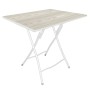 Tavolo chiudibile 80x60x75h bianco alpes