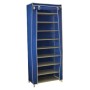 Armadio in acciaio 9 piani fabio tnt blu cm.60x30x152h