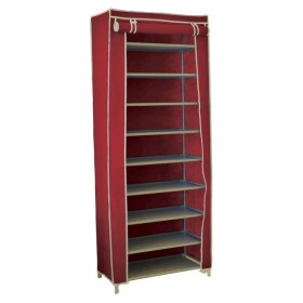 Armadio in acciaio 9 piani fabio tnt burgundi cm.60x30x152h