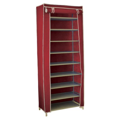 Armadio in acciaio 9 piani fabio tnt burgundi cm.60x30x152h