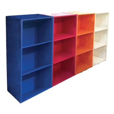 Libreria componibile cm.42x29x89h arancio