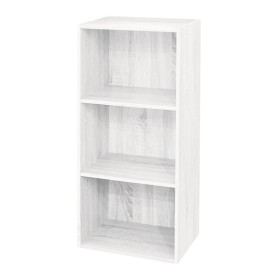 Libreria componibile cm.42x29x89h bianco frassino