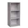 Libreria componibile cm.42x29x89h cemento