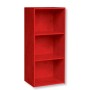 Libreria componibile cm.42x29x89h rosso fuoco