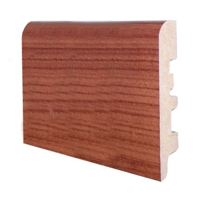 Battiscopa mdf 80x15 con passacavo colore: bianco