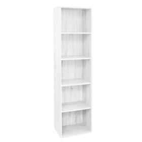 Libreria 40x29x172h bianco frassin.