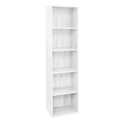 Libreria 40x29x172h bianco frassin.