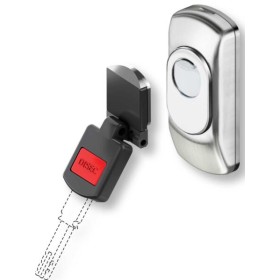 Magsteel magnetico per cancelli in Ottone Inox Satinato