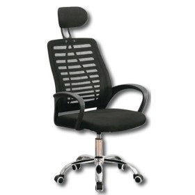 Poltrona ufficio mouse cm.60x45x111-121h seduta cm.44-54h col.nero