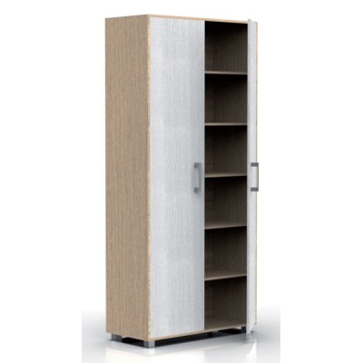 Mobile scarpiera 6 piani mars4 bianco alpes / rovere 75x35x170h