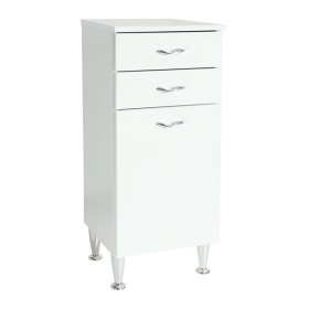 Mobile multiuso 2cassetti+1anta 35x34x84h bianco