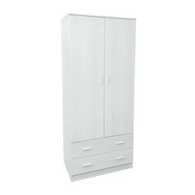 Armadio 2ante+2cassetti cm.80x52x190h bianco alpes