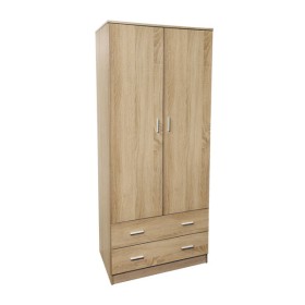 Armadio 2ante+2cassetti cm.80x52x190h rovere nordico