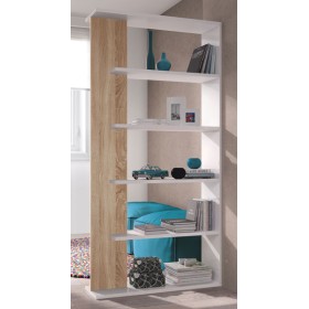 Libreria alida 90x25x180h bianco canadian