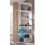 Libreria alida 90x25x180h bianco canadian