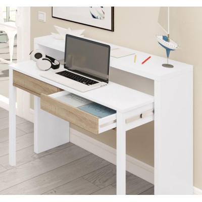 Consolle scrittoio 99x36x88h canadian bianco