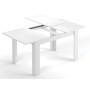 Tavolo allungabile cm.90x140/190x78h bianco