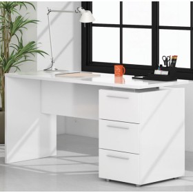 Scrivania stylus 138x60x74h bianco lucido
