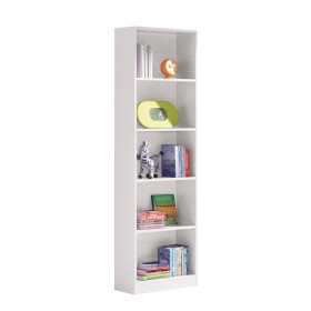 Libreria cm.52x25x180h bianco artik 5piani