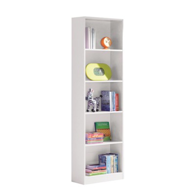 Libreria cm.52x25x180h bianco artik 5piani