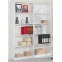 Libreria 5piani cm.80x28x201h bianco lucido