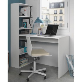 Scrivania duplo bianco artic alpes cm.120x53x144h