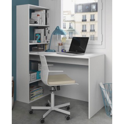 Scrivania duplo bianco artic alpes cm.120x53x144h