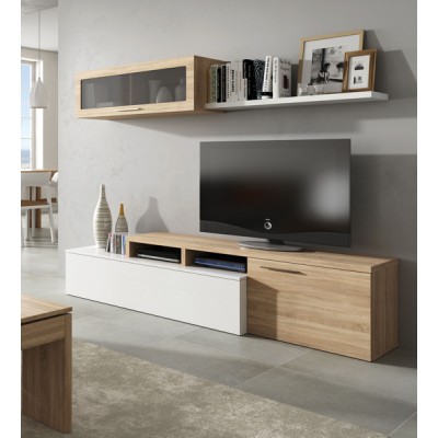 Mobile completo Nexus 2 posizioni Rovere canadian - bianco