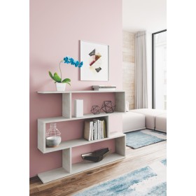 Libreria bassa athena cemento 110lx25px97h
