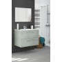 Mobile bagno aruba 80x57x45 cemento 2cassetti completo