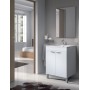 Mobile bagno 60x45x80h Bianco con specchio