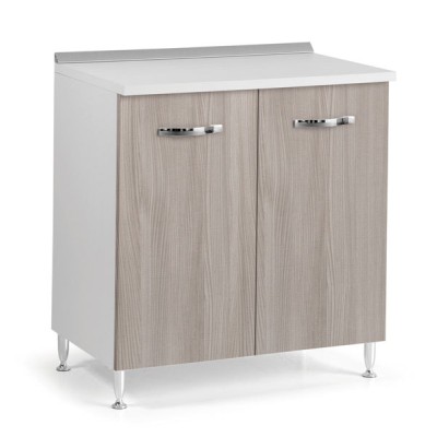 Base da 80 in kit bianco olmo l60xp50xh85