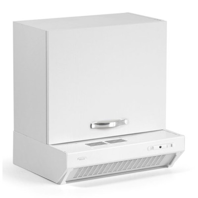 Sopracappa 60 in kit bianco frassinato