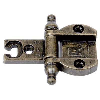 Cerniera in luce mm.35x24x15 bronza