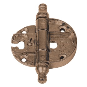 Cerniera in luce mm.35x18x21 bronzata