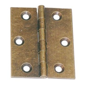 Cerniera a libro ali piane mm.60x50 bronzata