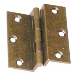 Cerniera a libro ali zanca mm.50x40 bronzata